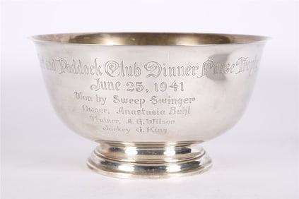 International Sterling, Silver Trophy Bowl