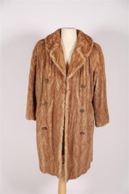 Wiley's Furs, Tan Mink Fur Coat