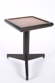 Wormley for Dunbar, "Janus" Burl Wood Drink Table