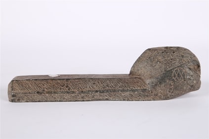 Carved Stone New Mexico Effigy Pipe