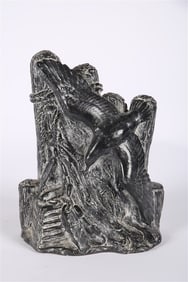 Al Wolf, Carved Soapstone Inuit Bird Figurine