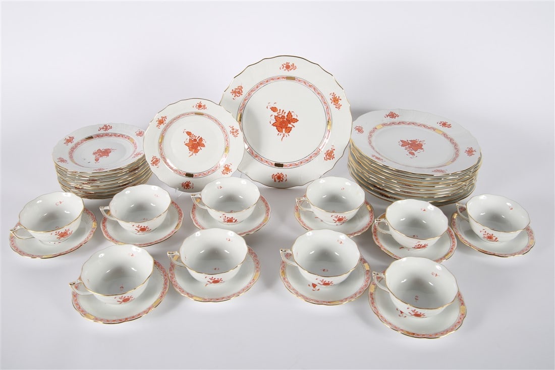 Herend, Collection of Chinese Bouquet Rust China (1 of 9)