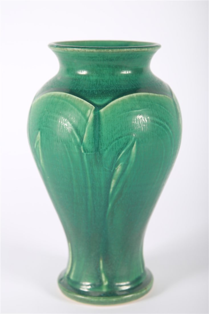 Pewabic, Large "Classic" Green Vase (1 of 4)