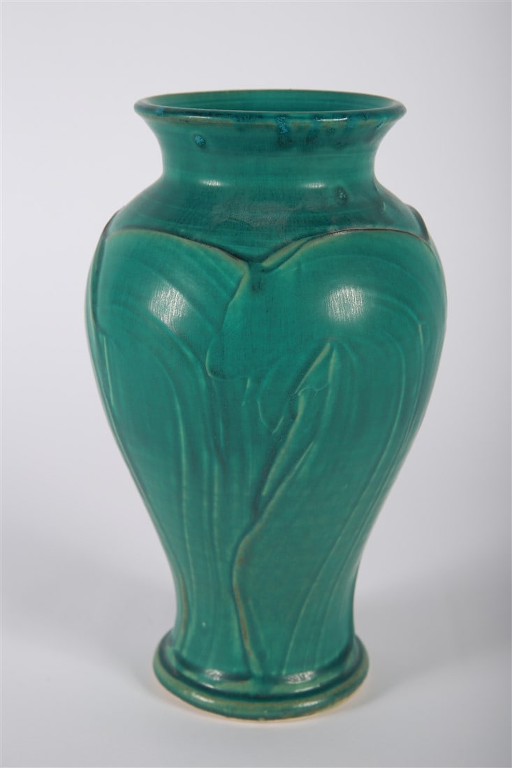 Pewabic, Large "Classic" Green Vase (1 of 5)