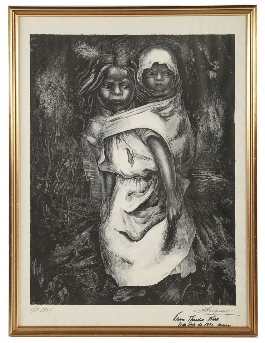 David Siqueiros, "Nina Madre" Lithograph (1 of 8)
