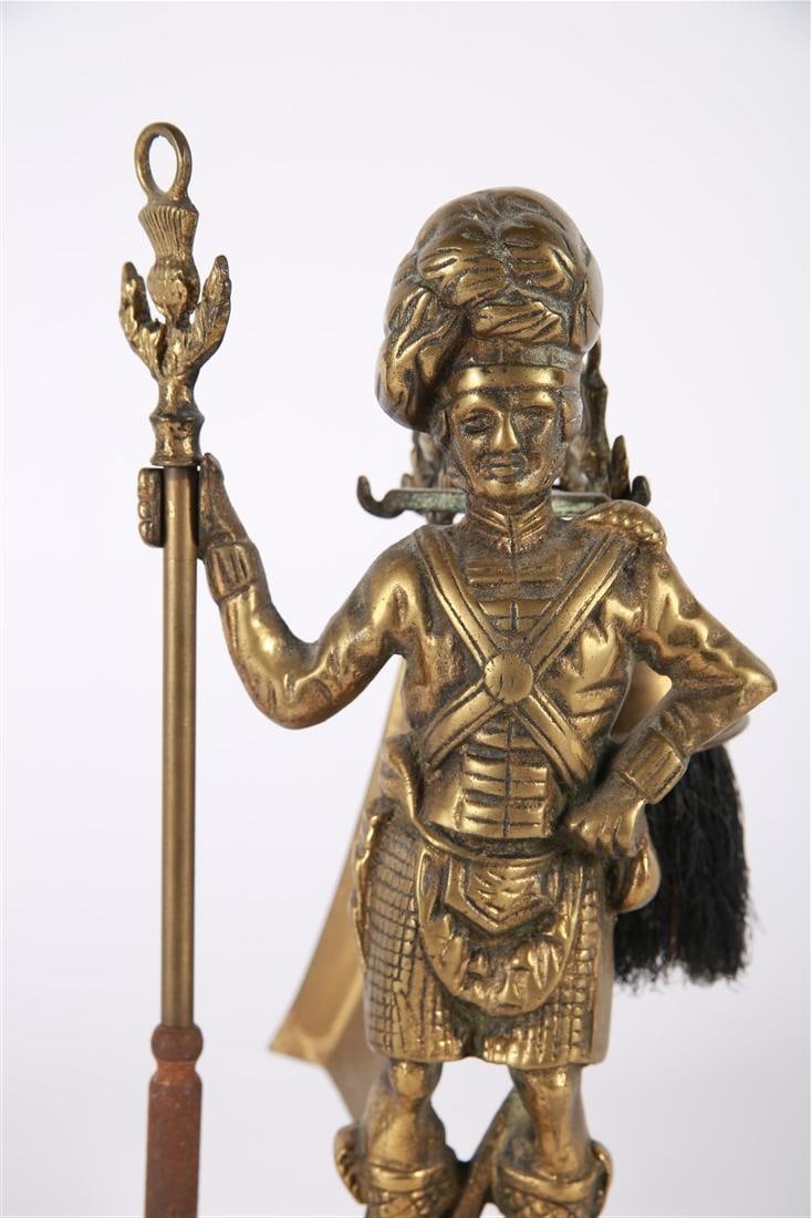 Scottish Highlander Fireplace Companion - 2