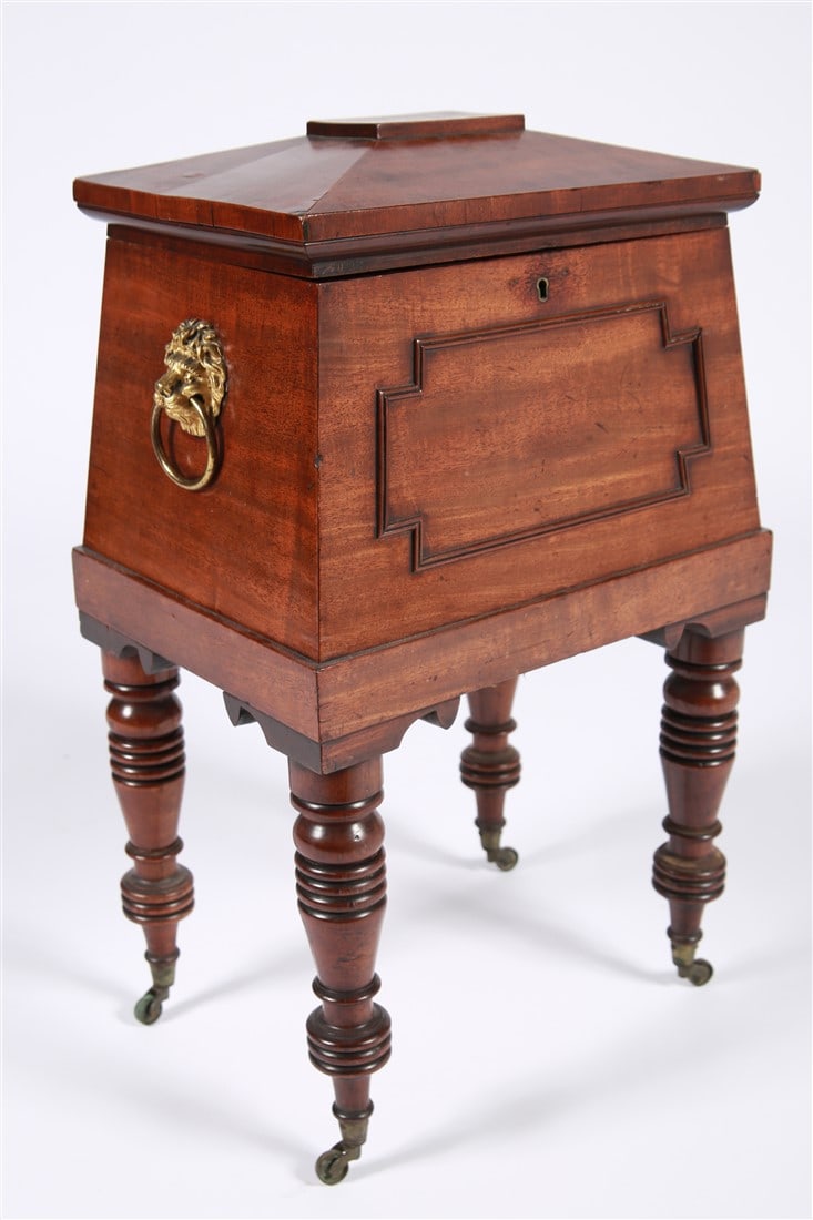 19th Century Mahogany Cellarette on Stand (1 of 9)