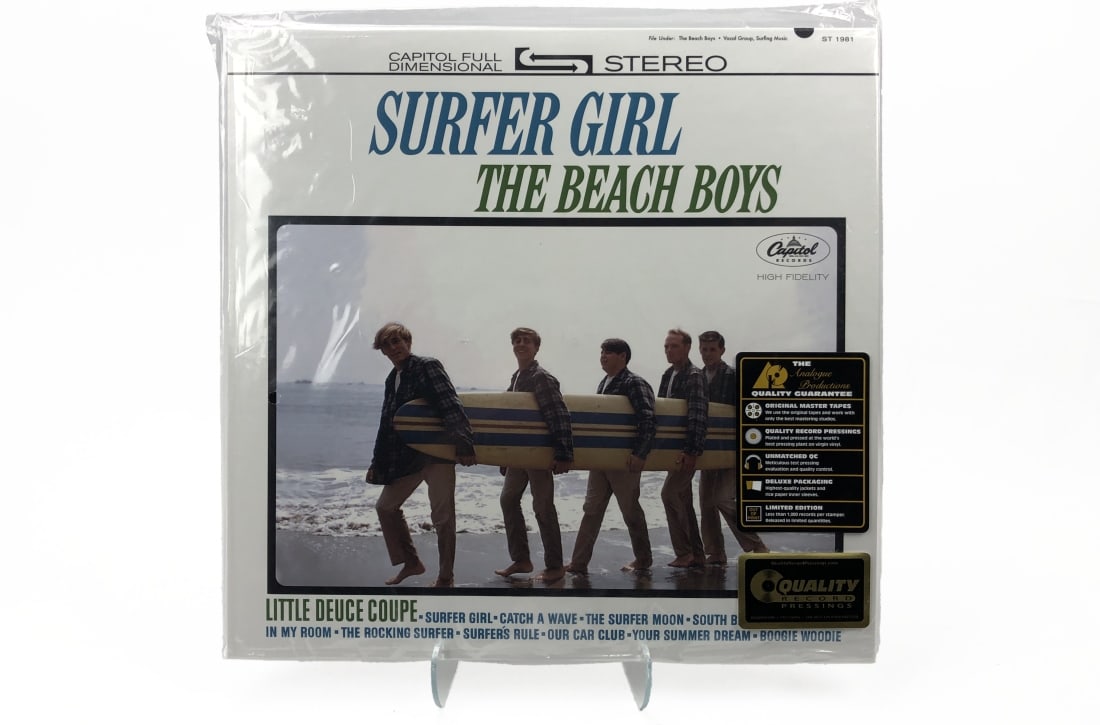 Analogue Productions Beach Boys/Surfer Girl: Analogue Productions. The Beach Boys/Surfer Girl. Still sealed in original loose bag. Perforation intact.