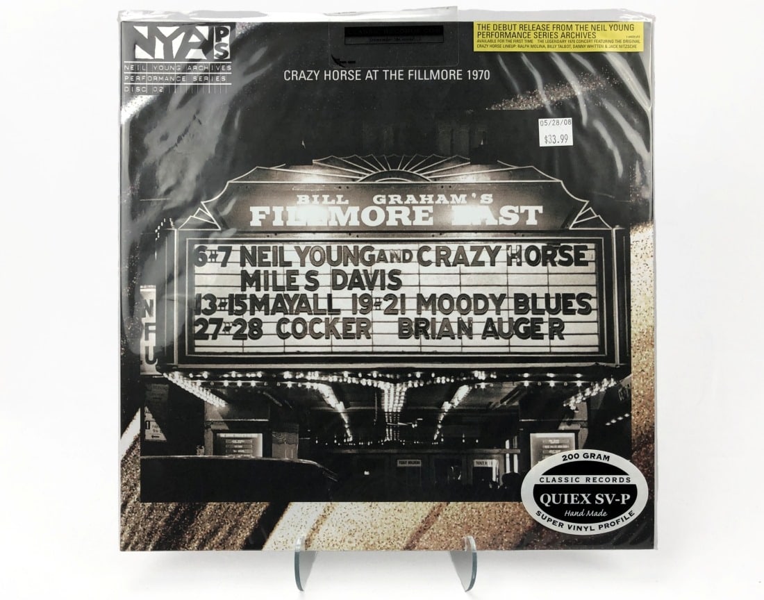Classic Records Neil Young/Crazy Horse: Classic Records. Quiex SV-P. Neil Young/Crazy Horse Live at the Fillmore 1970. Sealed in original plastic. 200 gram.