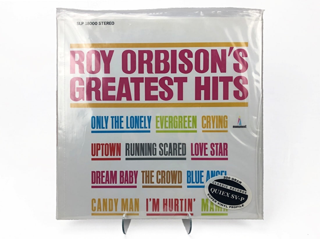 Classic Records Roy Orbison/Greatest Hits: Classic Records. Quiex SV-P. Roy Orbison/Greatest Hits. Sealed in original plastic. 200 gram.