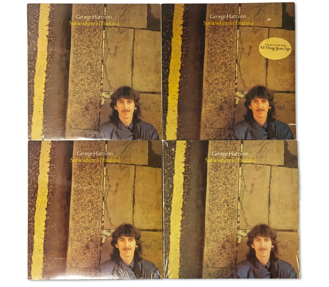 George Harrison/Somewhere in England: George Harrison/Somewhere in England. Collection of four copies. Sealed.