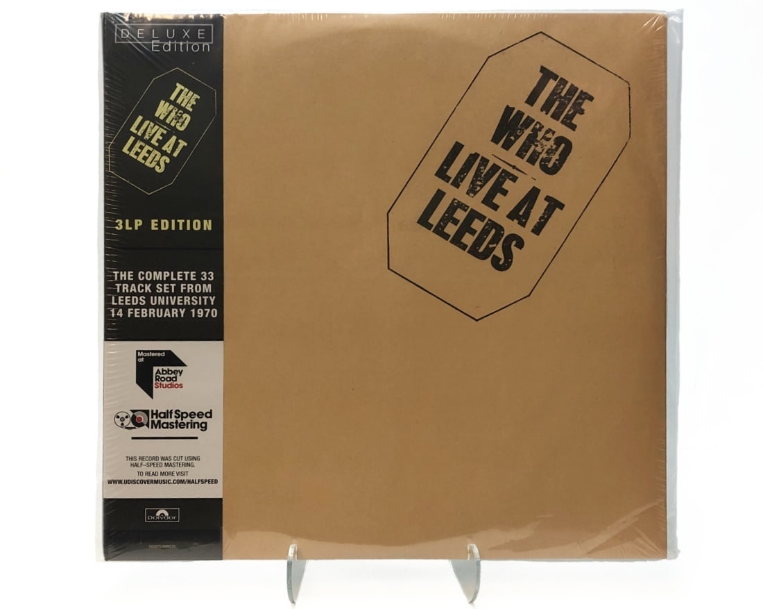 Half Speed Mastering The Who/Live at Leeds: Half Speed Mastering. Abbey Road Studios. Back to Black. The Who/Live at Leeds. Sealed in plastic.