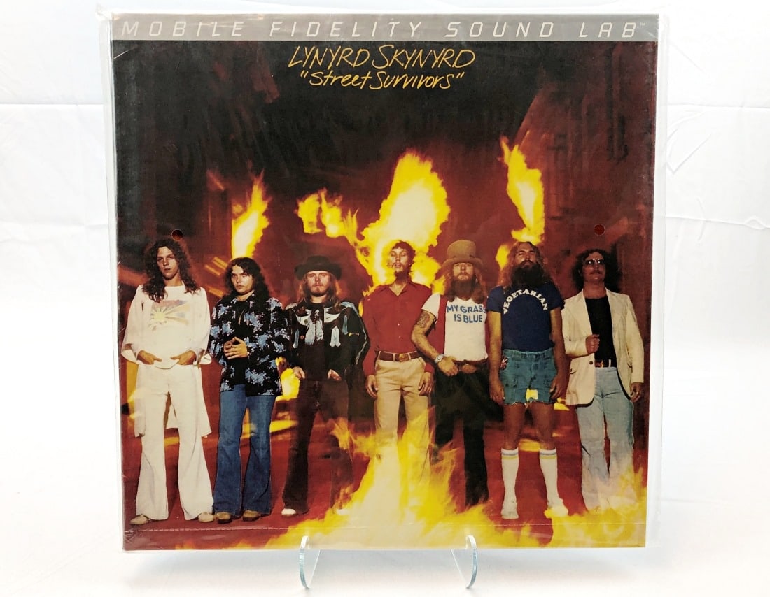 MFSL Lynyrd Skynyrd/Street Survivors: Mobile Fidelity Sound Lab. Lynyrd Skynyrd/Street Survivors. Still sealed in original loose bag. Perforation intact. Special limited edition No. 004005.