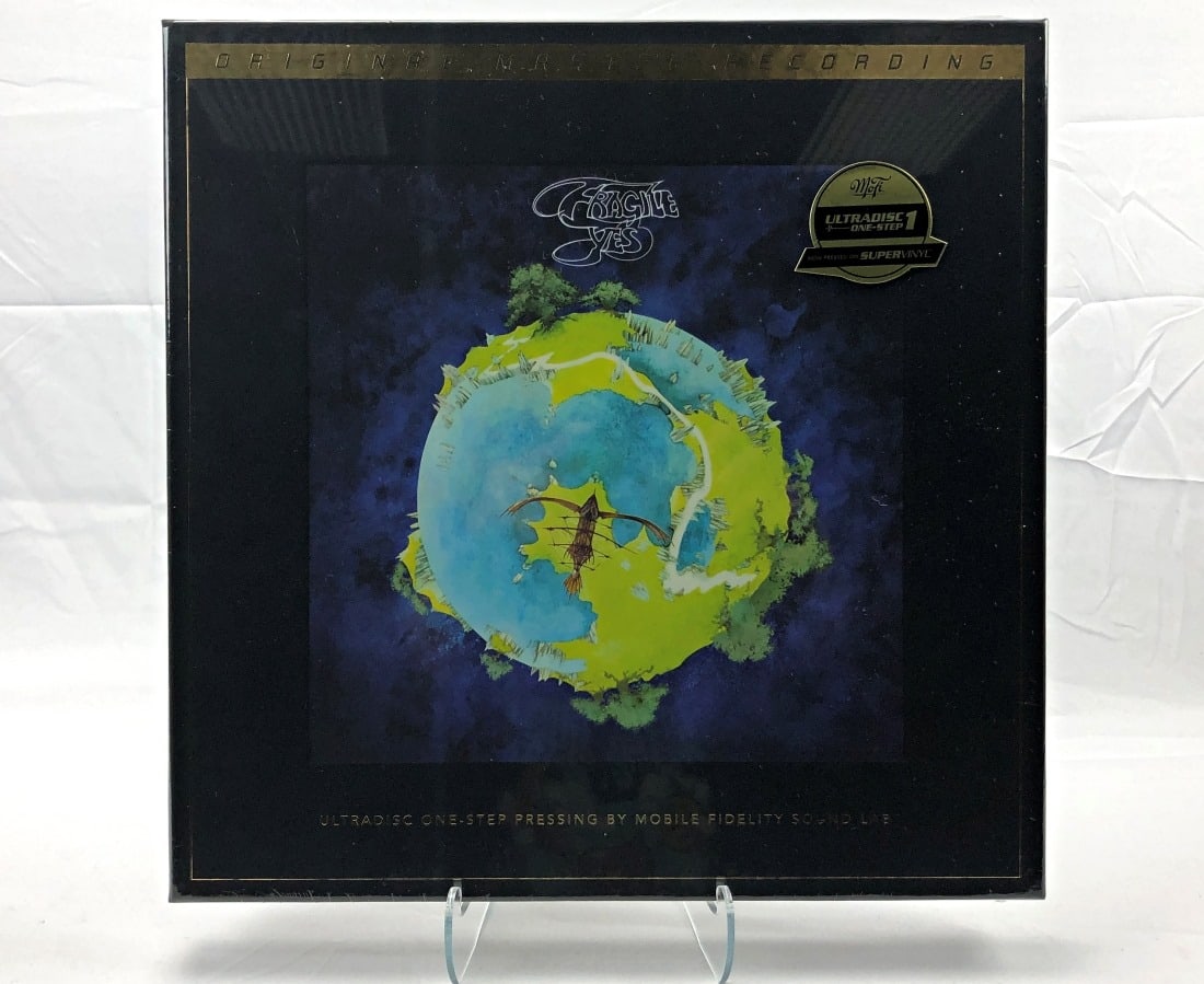 MFSL Ultradisc Yes/Fragile: Mobile Fidelity Sound Lab Ultradisc. Yes/Fragile. Still sealed in original shrink wrap. Special limited edition No. 6561/7500. 2 LP box. 45 RPM.