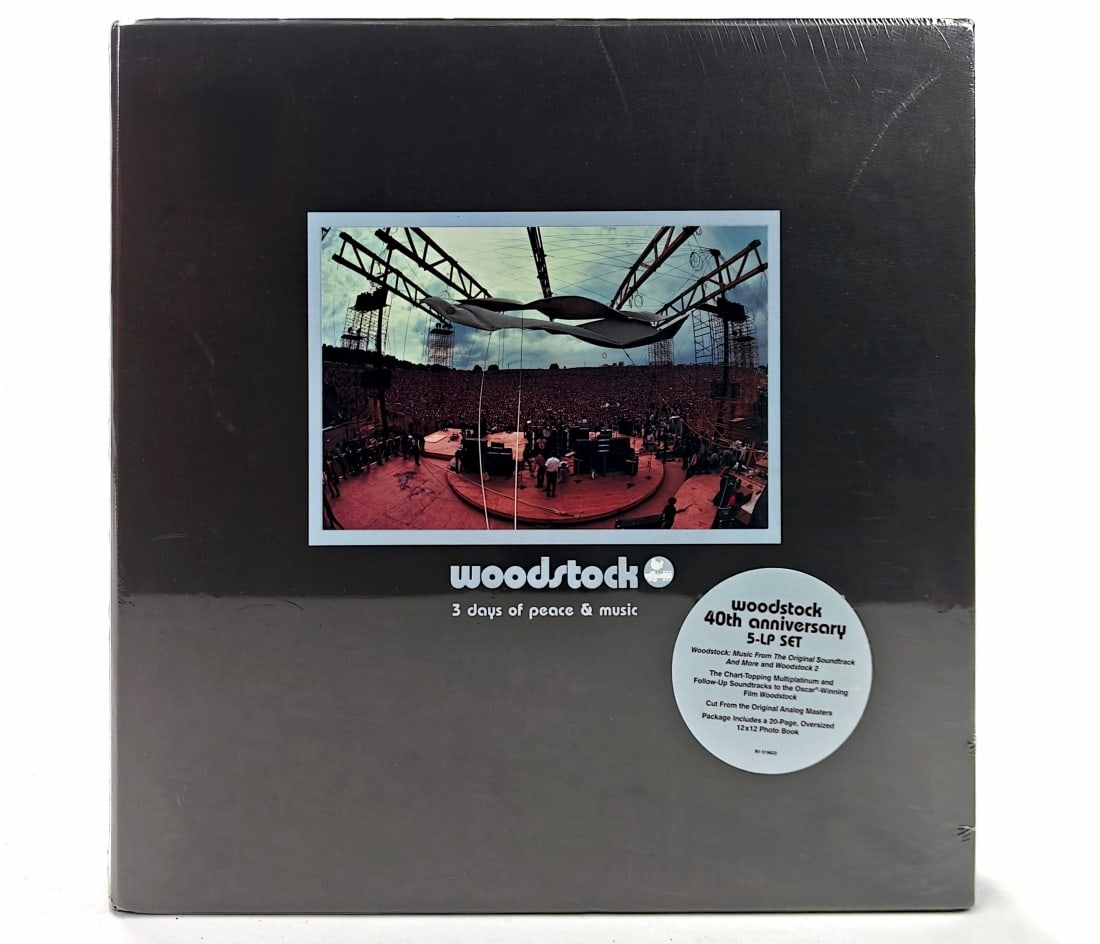 Woodstock/40th Anniversary 5-LP Set: Woodstock/40th Anniversary 5-LP Set. Sealed.