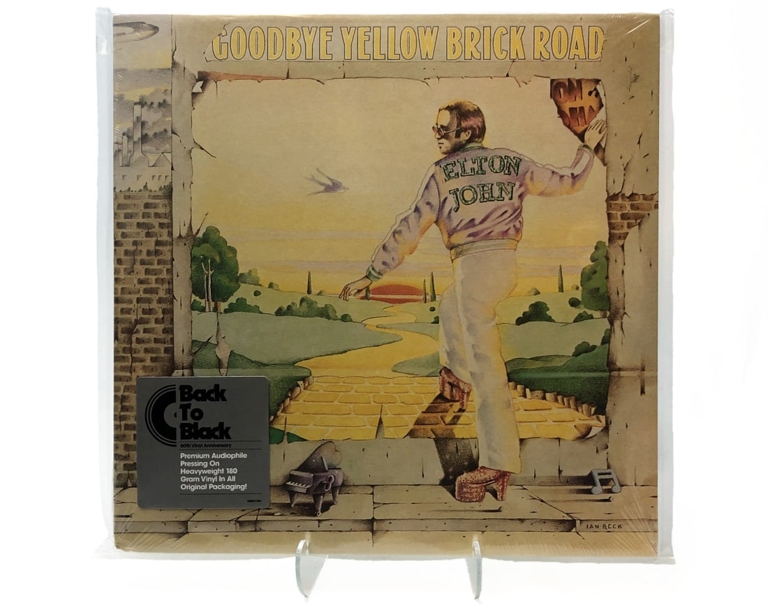 Back to Black Elton John/Goodbye Yellow Brick Road: Back to Black. Elton John/Goodbye Yellow Brick Road. Sealed in plastic.