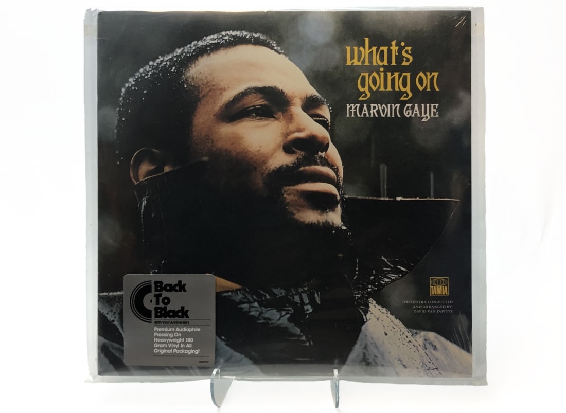 Back to Black Marvin Gaye/What's Going On: Back to Black. Marvin Gaye/What's Going On. Sealed in plastic.
