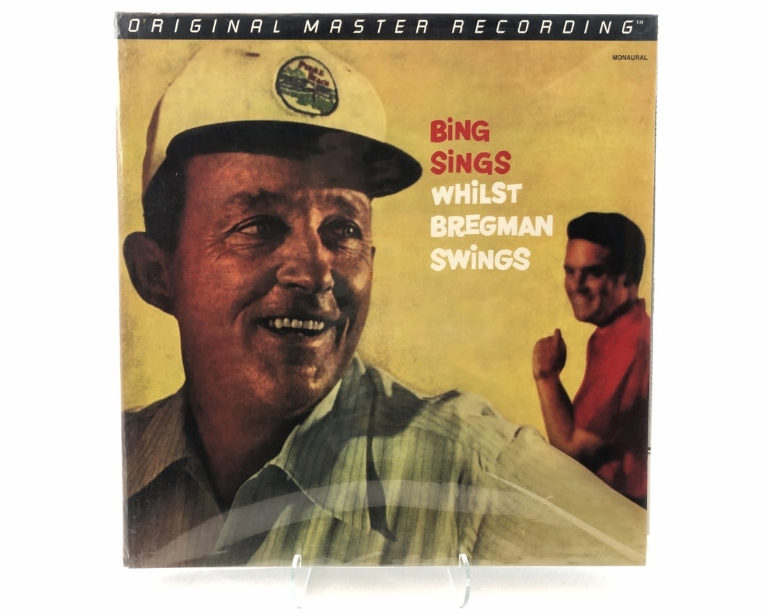 MFSL Bing Crosby/Bing Sings Whilst Bregman Swings: Mobile Fidelity Sound Lab. Bing Crosby/Bing Sings Whilst Bregman Swings. Still sealed in original loose bag. Perforation intact. Special limited edition No. 1705.
