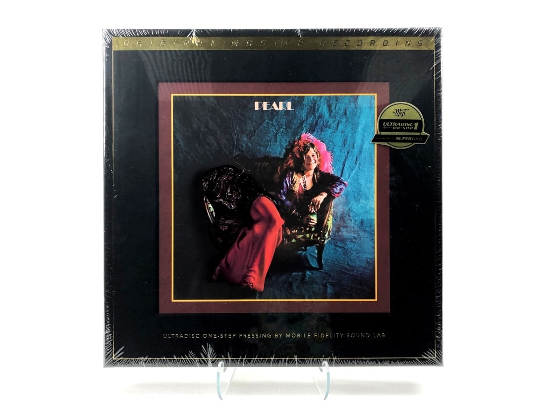 MFSL Ultradisc Janis Joplin/Pearl: Mobile Fidelity Sound Lab Ultradisc. Janis Joplin/Pearl. Still sealed in original shrink wrap. Special limited edition No. 008243/10000. 2 LP box. 45 RPM.