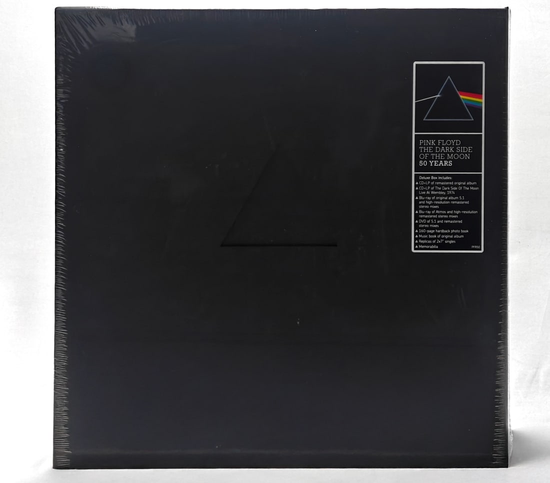 Pink Floyd/The Dark Side of the Moon 50 Years: Pink Floyd/The Dark Side of the Moon. 50 years deluxe box. Box set. Sealed.