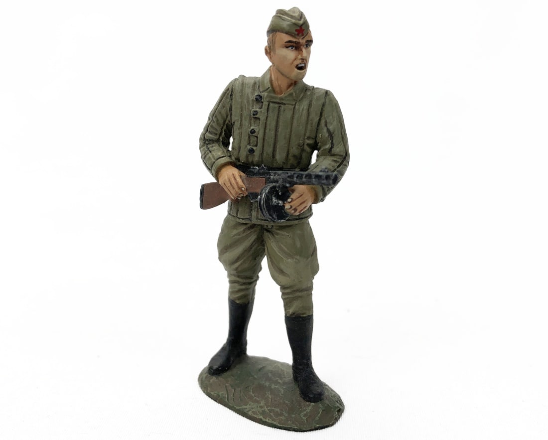 Figarti Miniatures EFR-028 - Soviet Soldier: Painted metal. Complete in box. Retired.