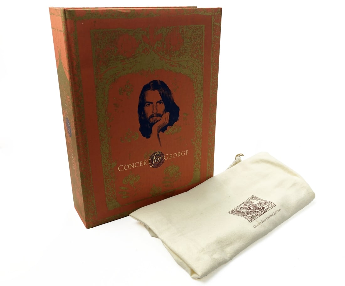 George Harrison/Concert for George Ltd. Ed. Book: George Harrison/Concert for George, The Royal Albert Hall, London, November 29th 2002. Published by Genesis Publications Limited, 2004. Edited by Olivia Harrison and Brian Roylance. Limited edition bo