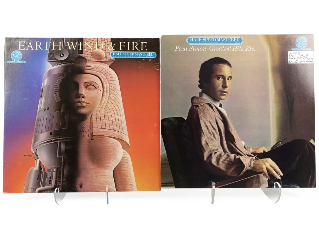 Half Speed Mastered Paul Simon Earth, Wind, Fire: Half Speed Mastered. Paul Simon/Greatest Hits and Earth, Wind, and Fire/Raise.