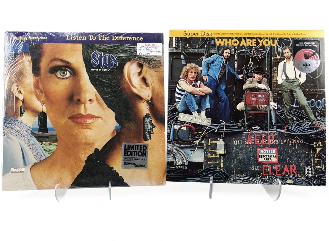 Half Speed Mastered The Who and Styx: Half Speed Mastered. The Who/Who Are You and Styx/Pieces of Eight.