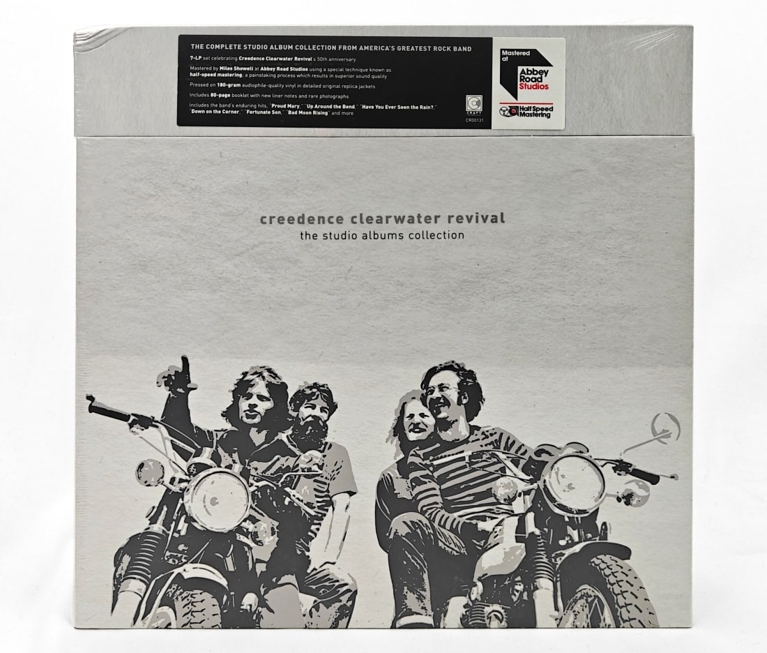 Half Speed Mastering CCR/The Studio Albums ...: Half Speed Mastering at Abbey Road Studios. Creedence Clearwater Revival/The Studio Albums Collection. 7 LP set. Sealed.