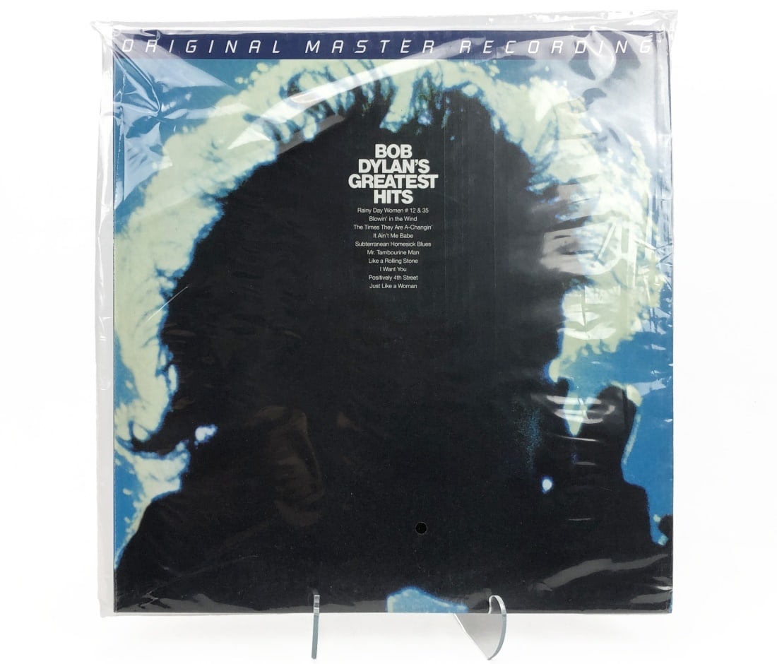 MFSL Bob Dylan/Greatest Hits: Mobile Fidelity Sound Lab. Bob Dylan/Greatest Hits. Still sealed in original loose bag. Perforation intact. Special limited edition No. 710.