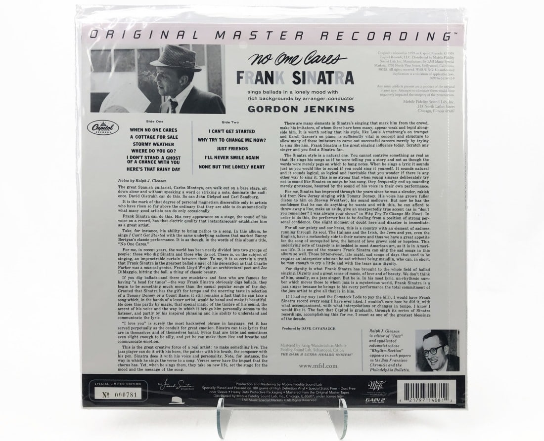 MFSL Frank Sinatra/No One Cares - 2