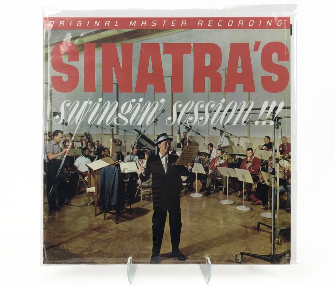 MFSL Frank Sinatra/Sinatra's Swingin' Session: Mobile Fidelity Sound Lab. Frank Sinatra/Sinatra's Swingin' Session. Still sealed in original loose bag. Perforation intact. Special limited edition No. 1475.