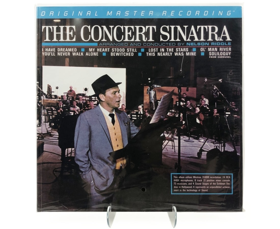 MFSL Frank Sinatra/The Concert Sinatra: Mobile Fidelity Sound Lab. Frank Sinatra/The Concert Sinatra. Still sealed in original loose bag. Perforation intact. Special limited edition No. 2430.