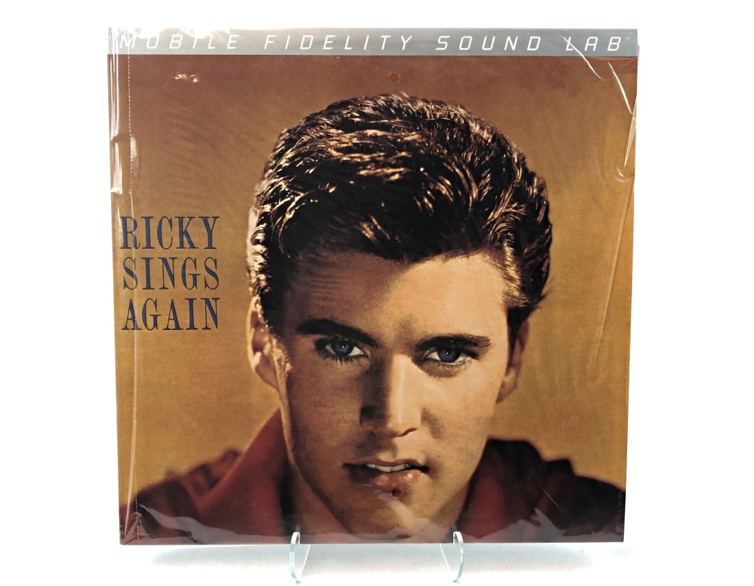 MFSL Ricky Nelson/Ricky Sings Again: Mobile Fidelity Sound Lab. Ricky Nelson/Ricky Sings Again. Still sealed in original loose bag. Perforation intact. Special limited edition No. 000726.