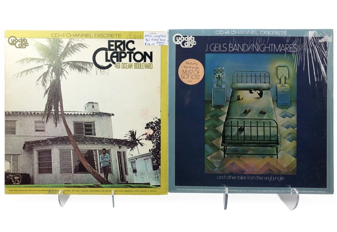 Quad J. Geils Band and Eric Clapton: Quad. J. Geils Band/Nightmares and Eric Clapton/461 Ocean Boulevard.