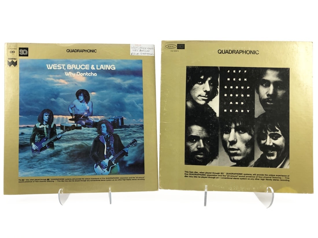 Quad Jeff Beck and West, Bruce & Laing: Quad. Jeff Beck/Rough and Ready and West, Bruce & Laing/Why Dontcha.