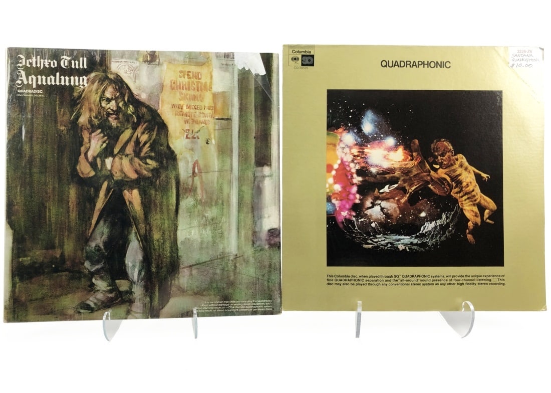 Quad Santana and Jethro Tull: Quad Santana/Santana III and Jethro Tull/Aqualung.