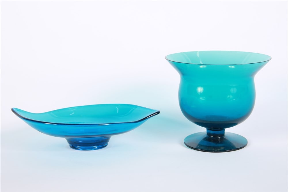 Two Mid-Century Decorative Glass Objects (1 of 2)