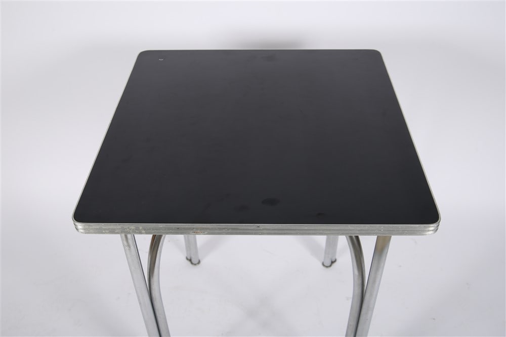 Chrome and Formica Square Table - 3