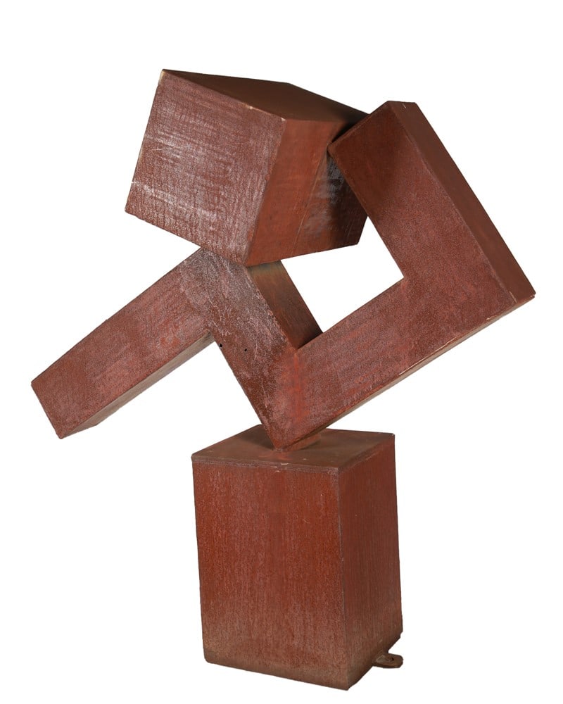 Robert Sestok, Abstract Steel Sculpture (1 of 3)