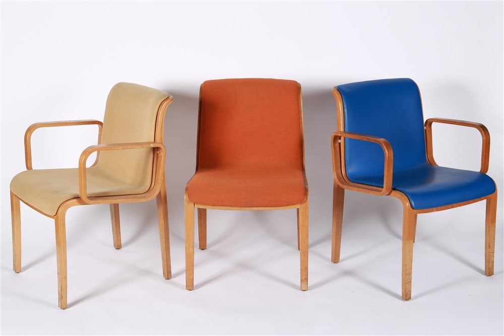 Bill Stephens for Knoll, Three Bentwood Chairs (1 of 12)