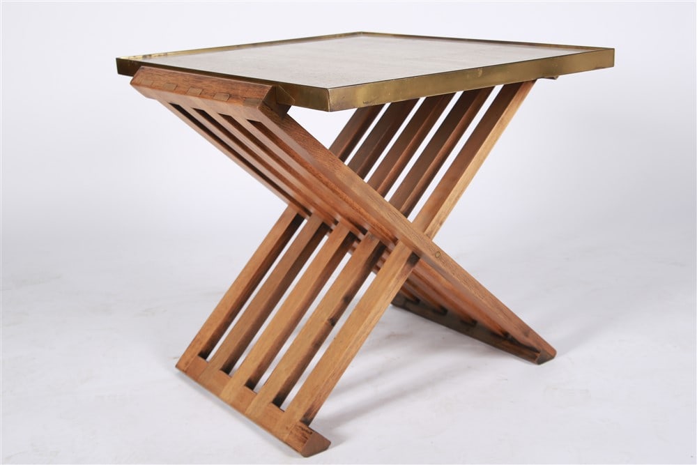 Wormley for Dunbar, Travertine Occasional Table (1 of 11)