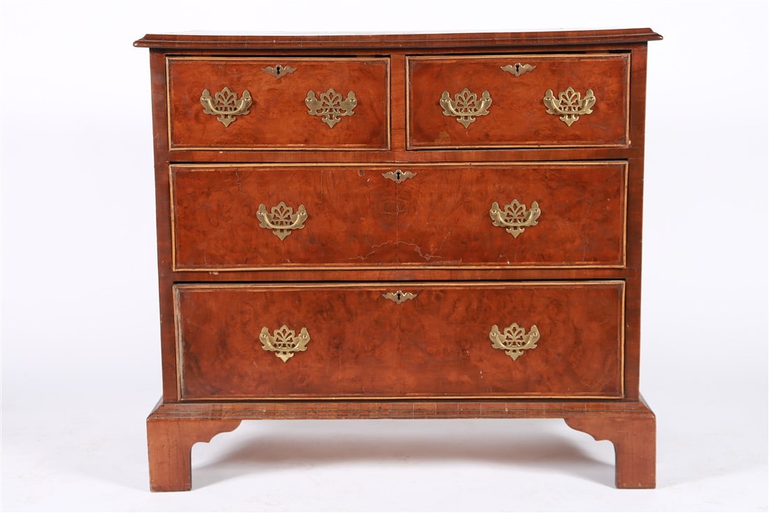 19th Century Chippendale Four-Drawer Chest (1 of 7)