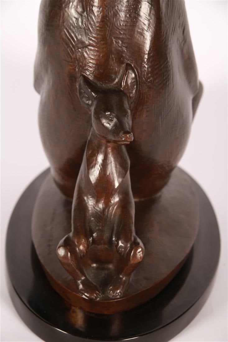 Marshall Fredericks, "Two Bears" Bronze - 10