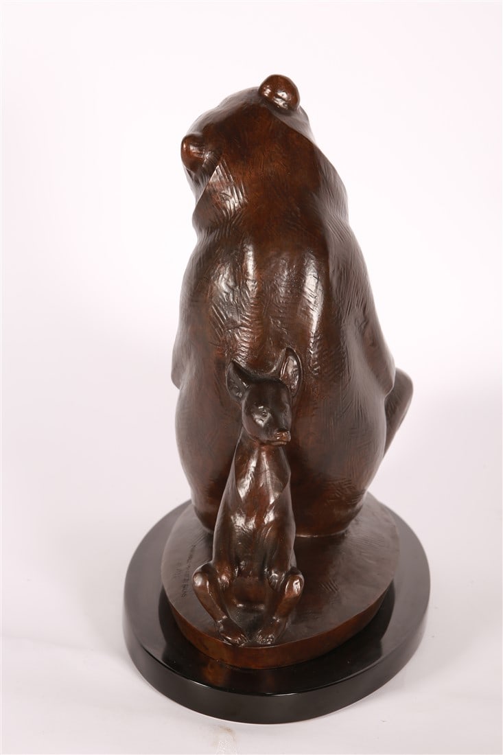 Marshall Fredericks, "Two Bears" Bronze - 9