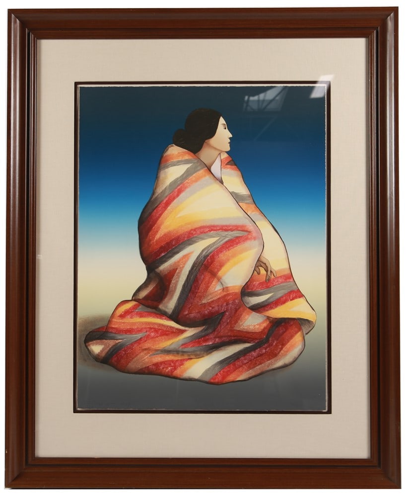 R.C. Gorman, "Lightning Blanket" (1 of 8)