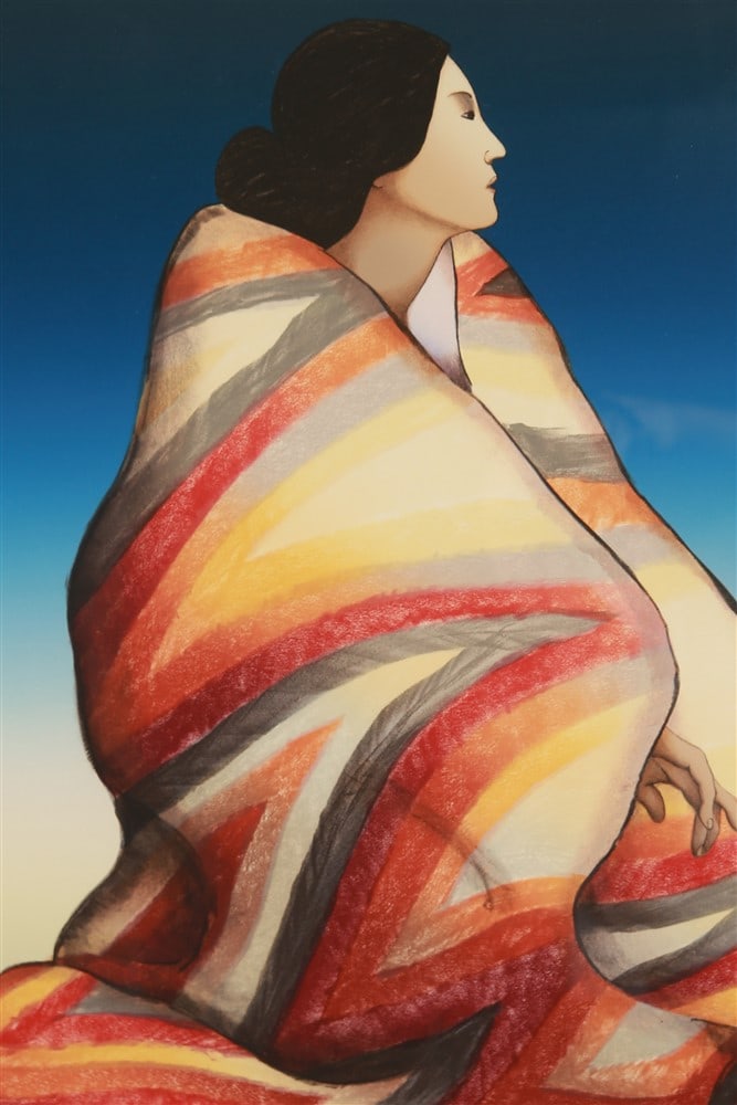 R.C. Gorman, "Lightning Blanket" - 2