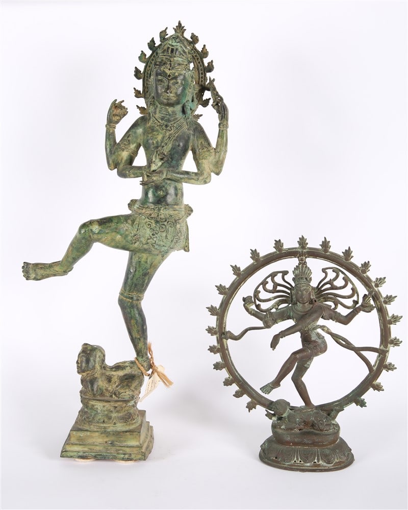 Two Metal Thai Shiva Figures (1 of 9)