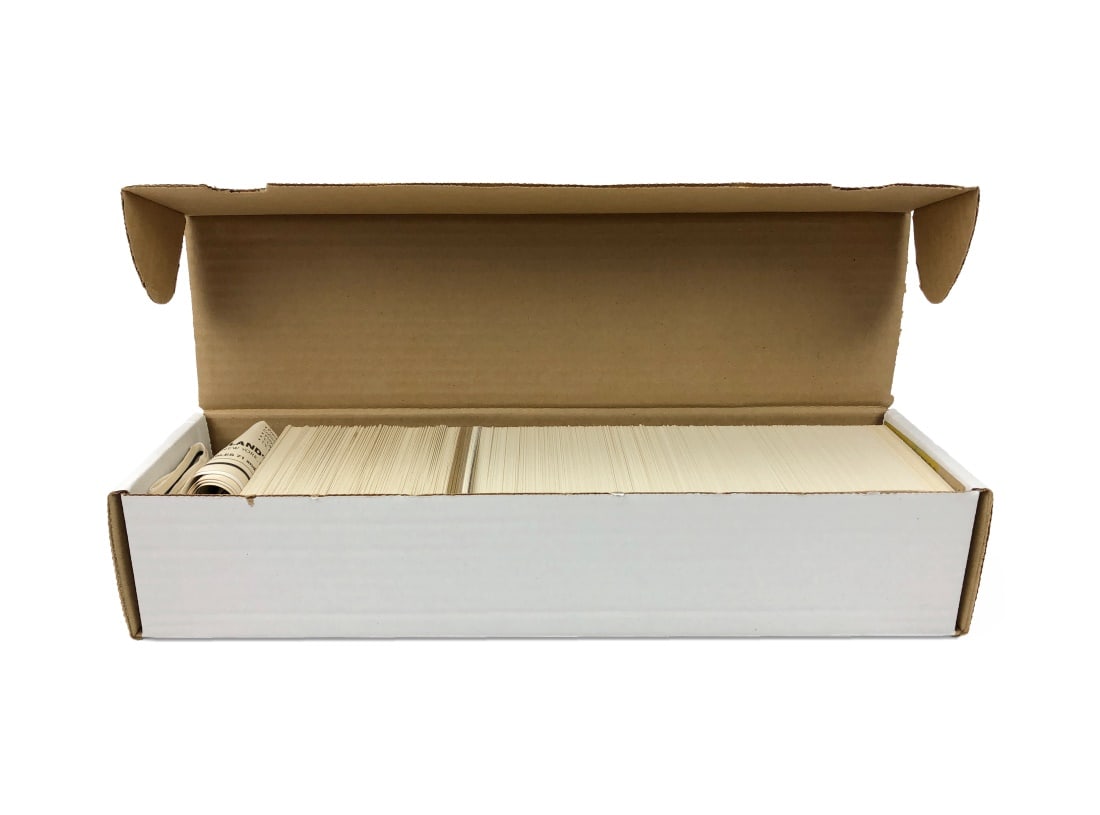 700+ 1993 Topps Baseball Cards in Collector's Box: Over 700 various Topps Baseball cards from the 1993 MLB season in a collector's box.
