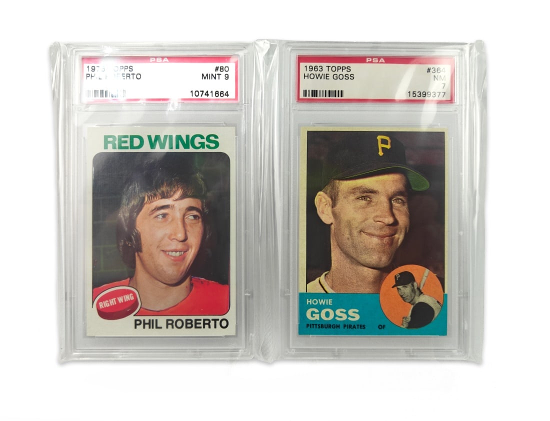 Lot of Two PSA Graded Topps Sport Cards (1 of 2)